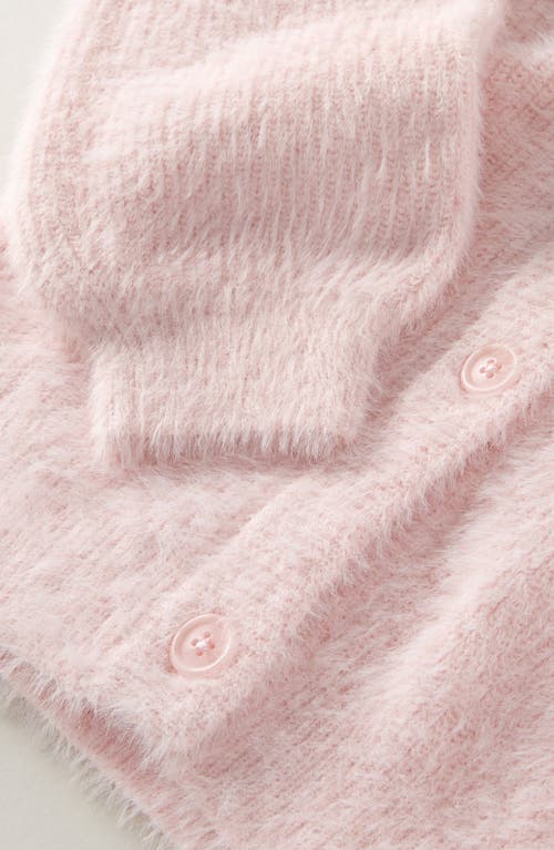 Tucker + Tate Kids' Eyelash Chenille Cardigan In Pink