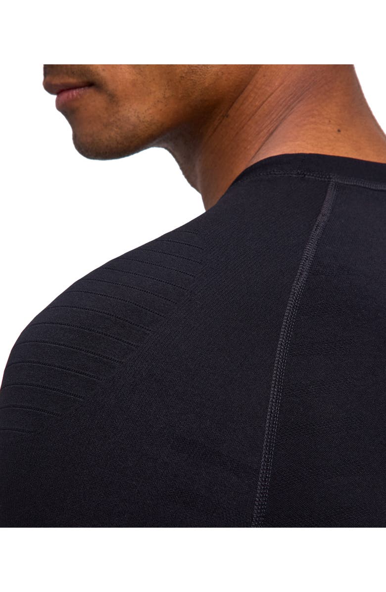 Falke Maximum Warm Sustainable Base Layer Top, Alternate, color, Black