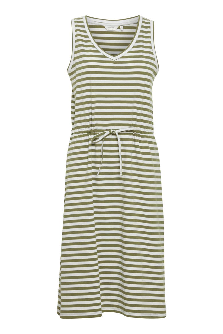 Stretch Cotton Dress, Alternate, color, OLIVINE MIX