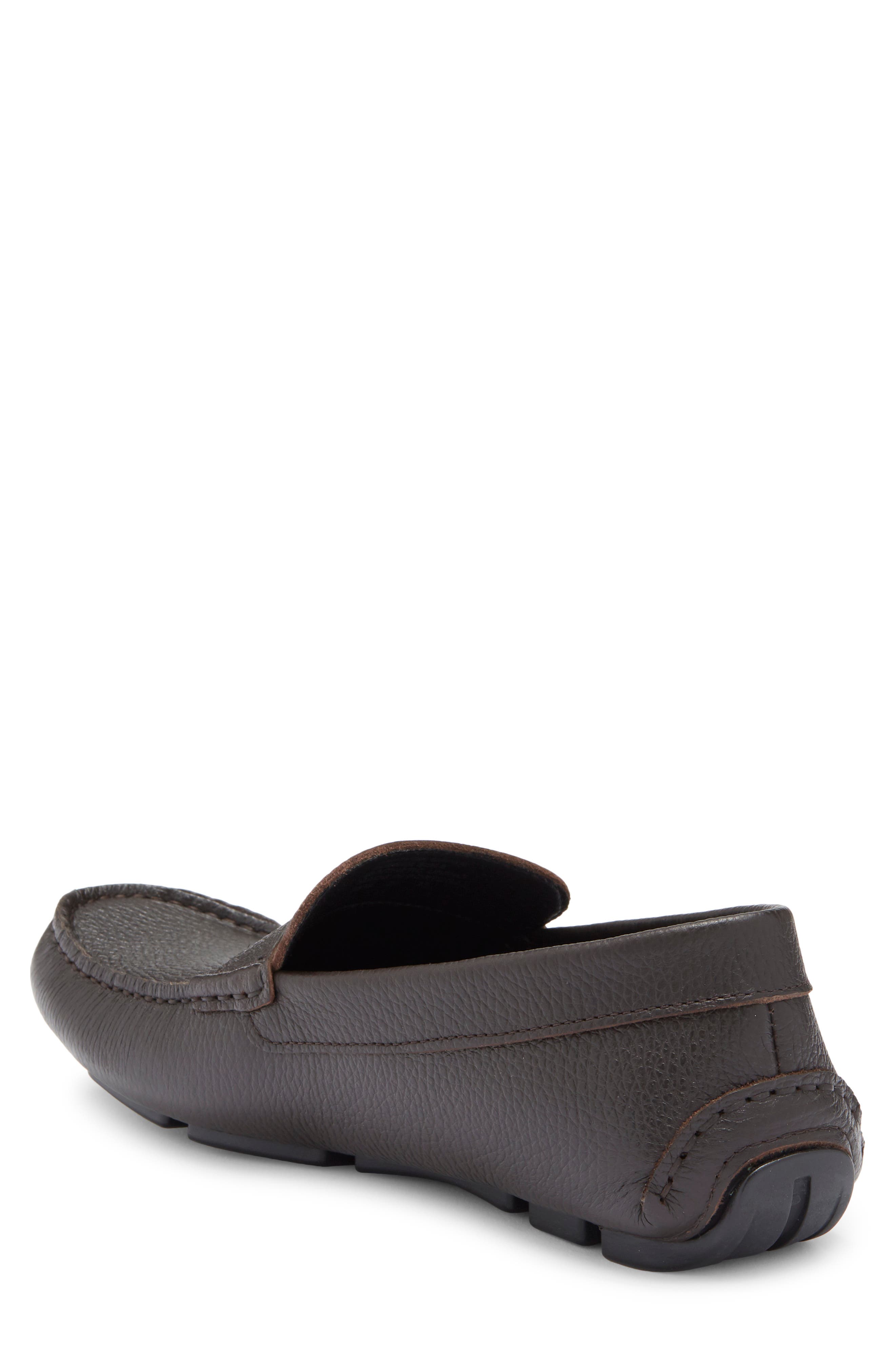 Kurt Geiger London Stirling Moc Toe Driving Shoe, Alternate, color, Dark Brown