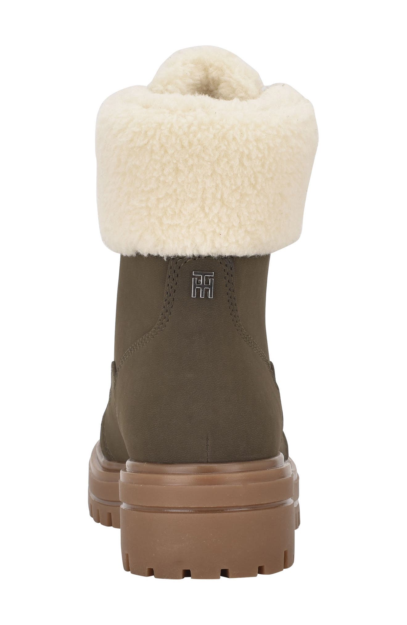 Tommy Hilfiger Faby Faux Shearling Cuff Hiker Boot, Alternate, color, 