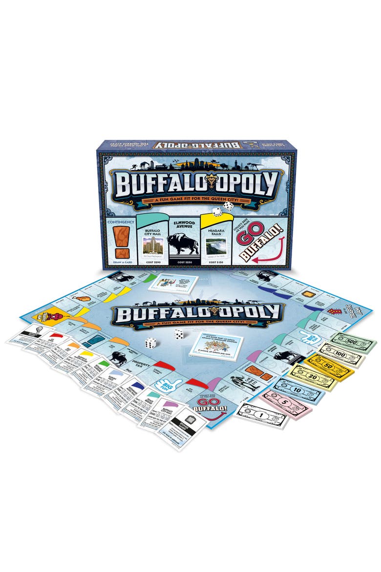 Buffaloopoly Monopoly Board Game, Alternate, color, Multicolored