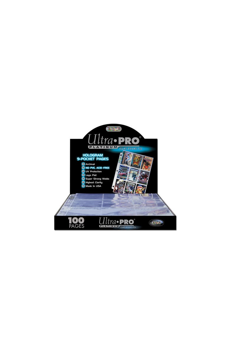Ultra PRO 100 Ultra Pro Platinum 9 Pocket Sheets, Alternate, color, Multicolored