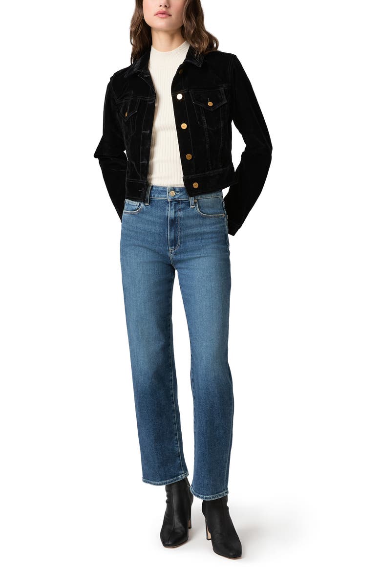 Stevie Straight Leg Ankle Jeans, Alternate, color, AQUARIUS
