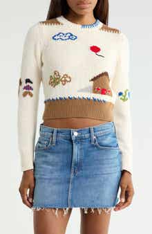 The Shrunken Intarsia Pullover Sweater