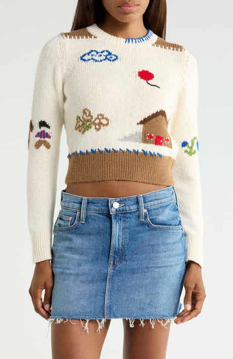 The Shrunken Intarsia Pullover Sweater
