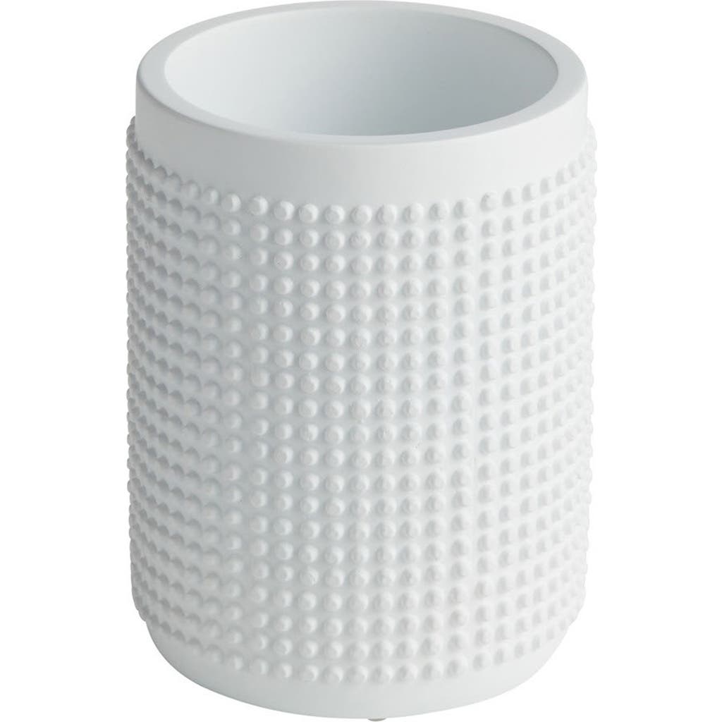 Roselli Trading Company Milano Wastebasket Bedding In White