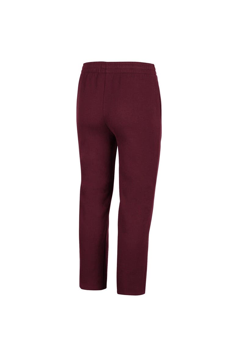 Men's Colosseum Maroon Arizona State Sun Devils Fleece Pants, Alternate, color, Maroon