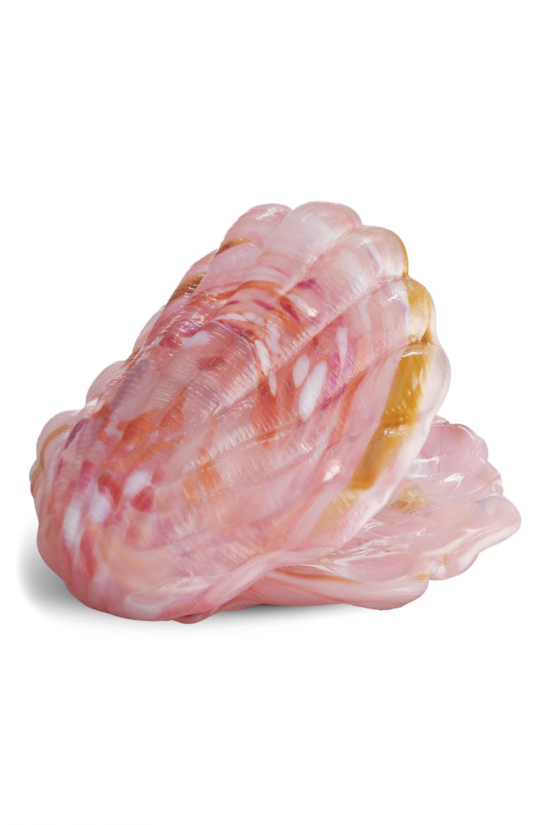 Glass Shell Decor, Alternate, color, PINK
