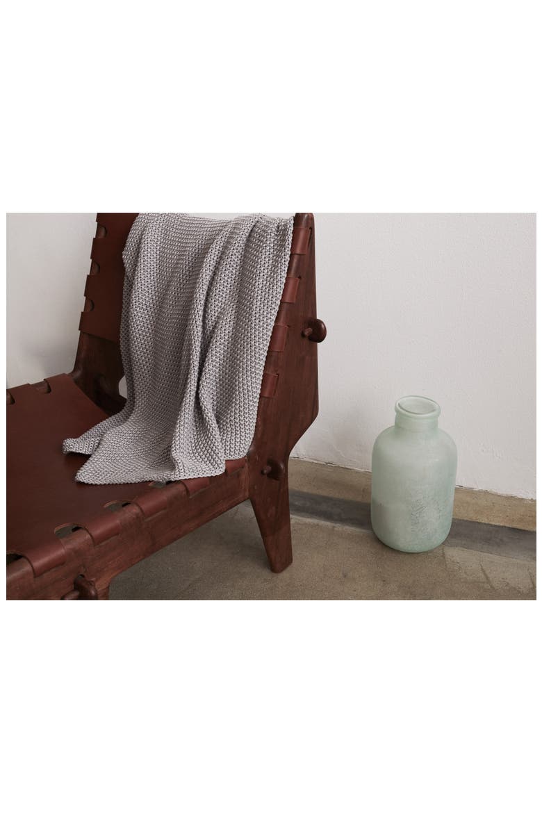 Large Glass Vase, Alternate, color, GREEN