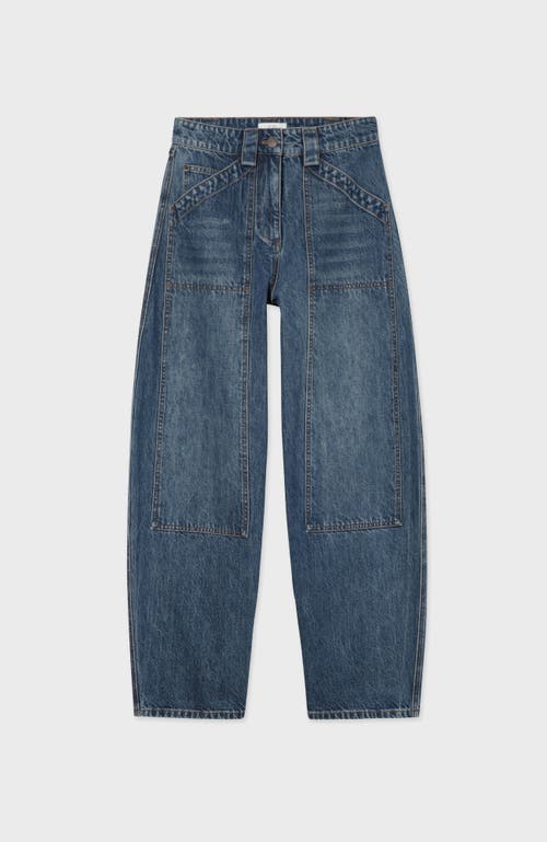 Co High-rise Wide-leg Denim Balloon Pants