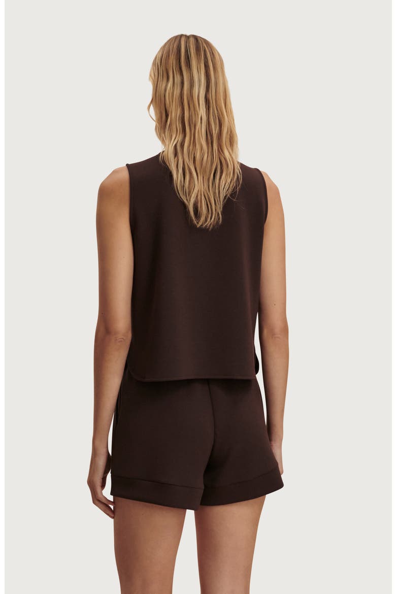 Atrium High Waist Shorts, Alternate, color, COFFEE BEAN