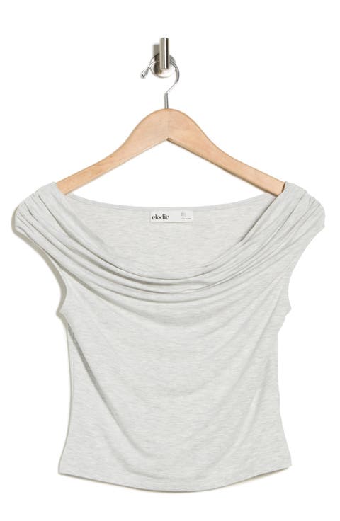 Draped Off the Shoulder Top