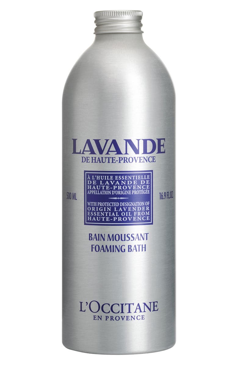 L'Occitane Lavender Foaming Bath, Main, color, NO COLOR