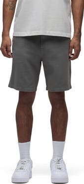 Hudson Jeans Venice Flat Front Grey Cotton Twill Chino Shorts