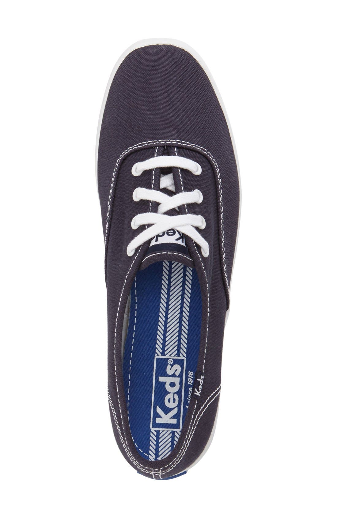 'Champion' Canvas Sneaker, Alternate, color, NAVY CANVAS