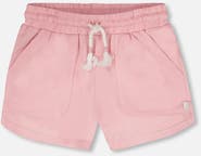 Deux par Deux Organic Cotton Elastic Drawstring Jersey Shorts