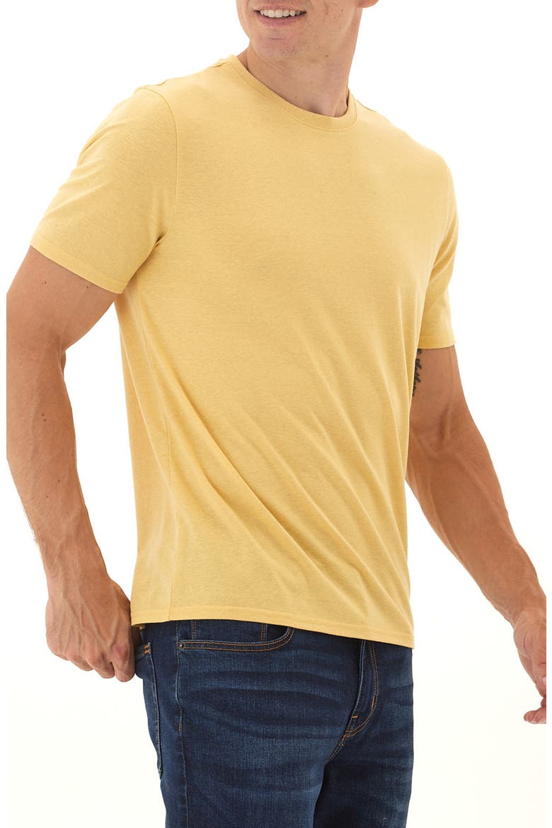 Slim Fit Crewneck T-Shirt, Alternate, color, BUTTERSCOTCH