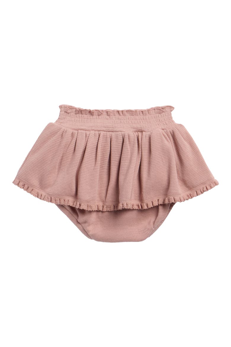Organic Cotton Skirted Bloomer, Alternate, color, MAUVE