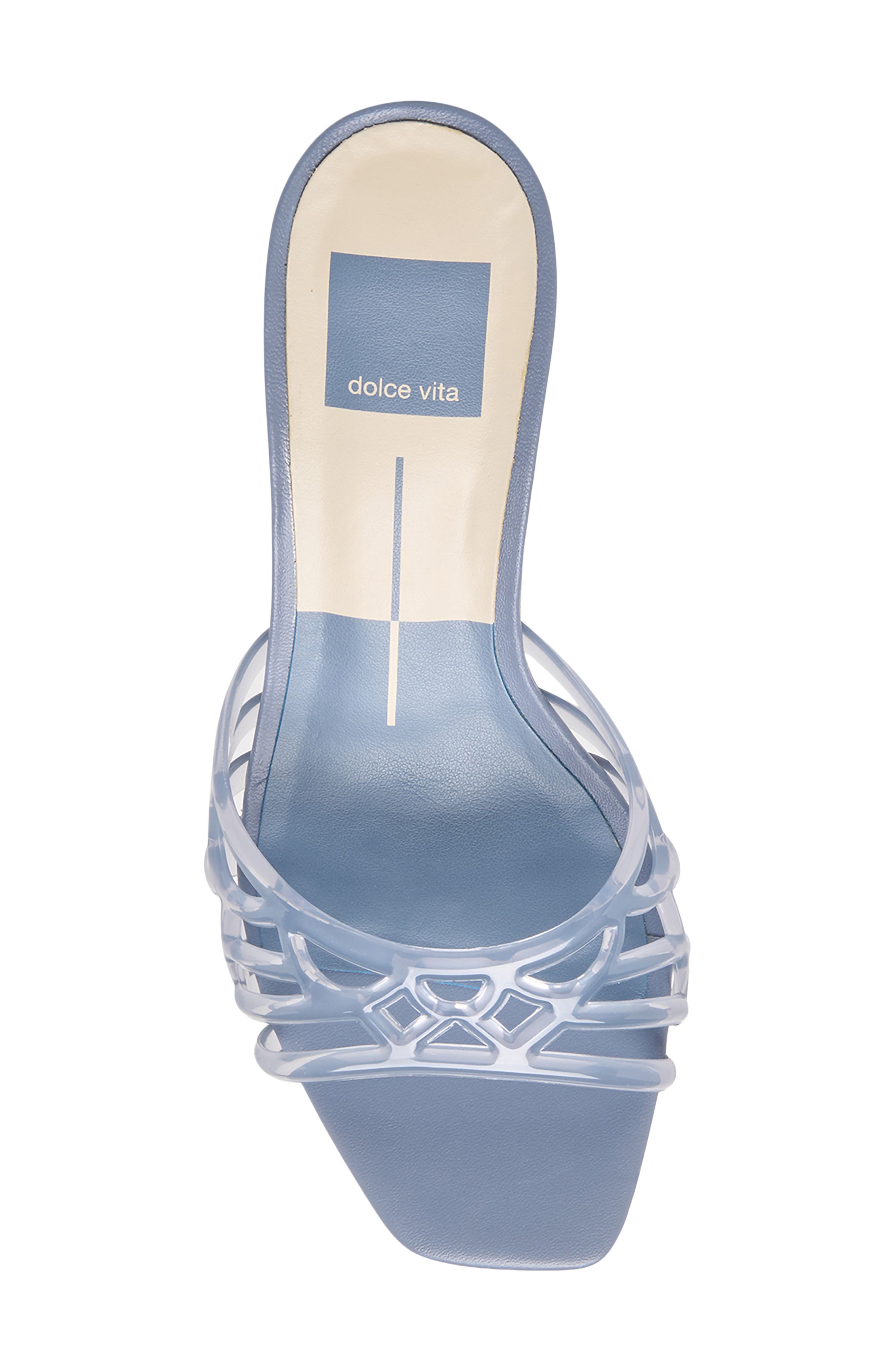 Galae Slide Sandal, Alternate, color, DUSTY BLUE JELLY
