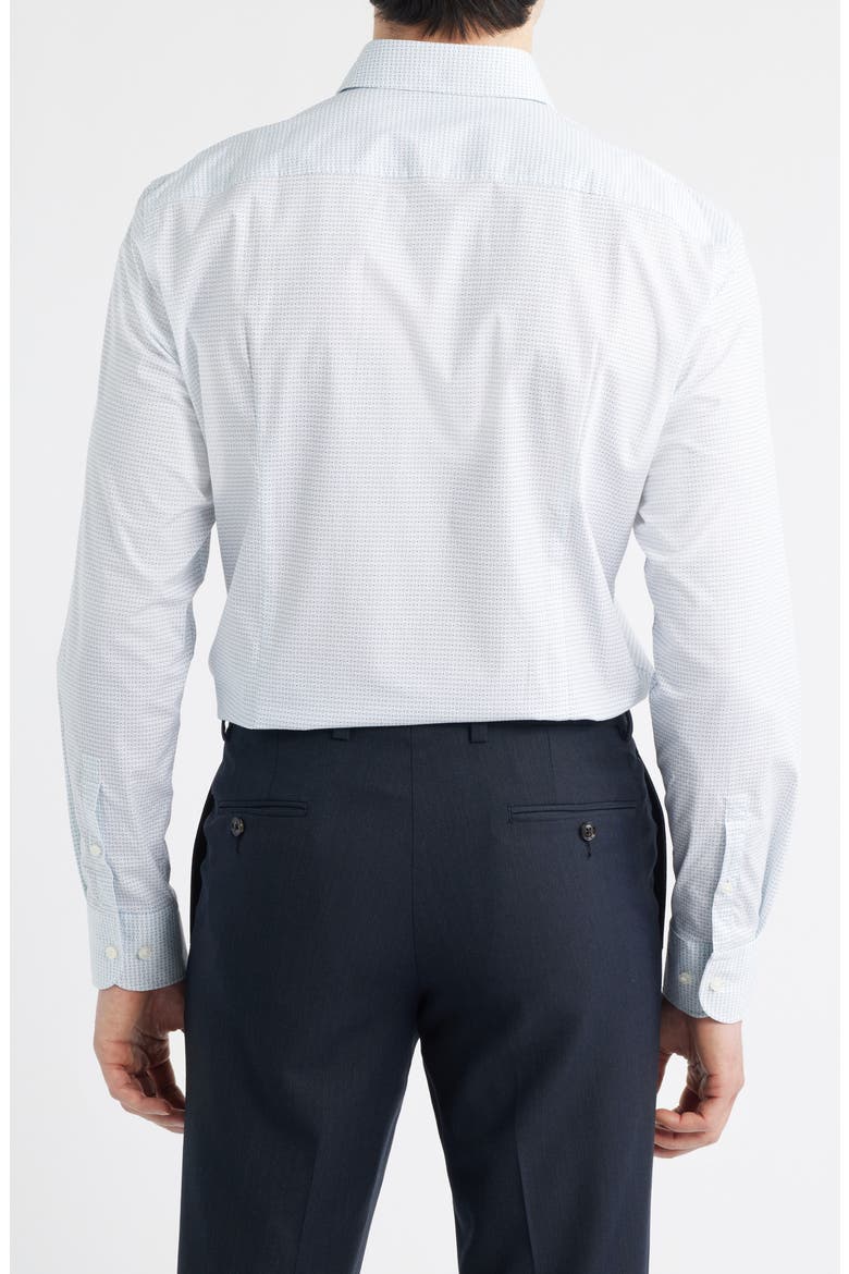 Hank Kent Slim Fit Stretch Cotton Dress Shirt, Alternate, color, LIGHT PASTEL BLUE