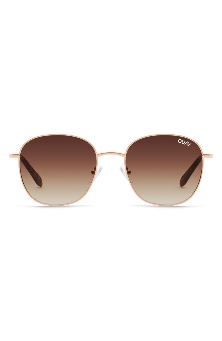 QUAY Jezabell Mini 56mm Round Sunglasses, Main, color,