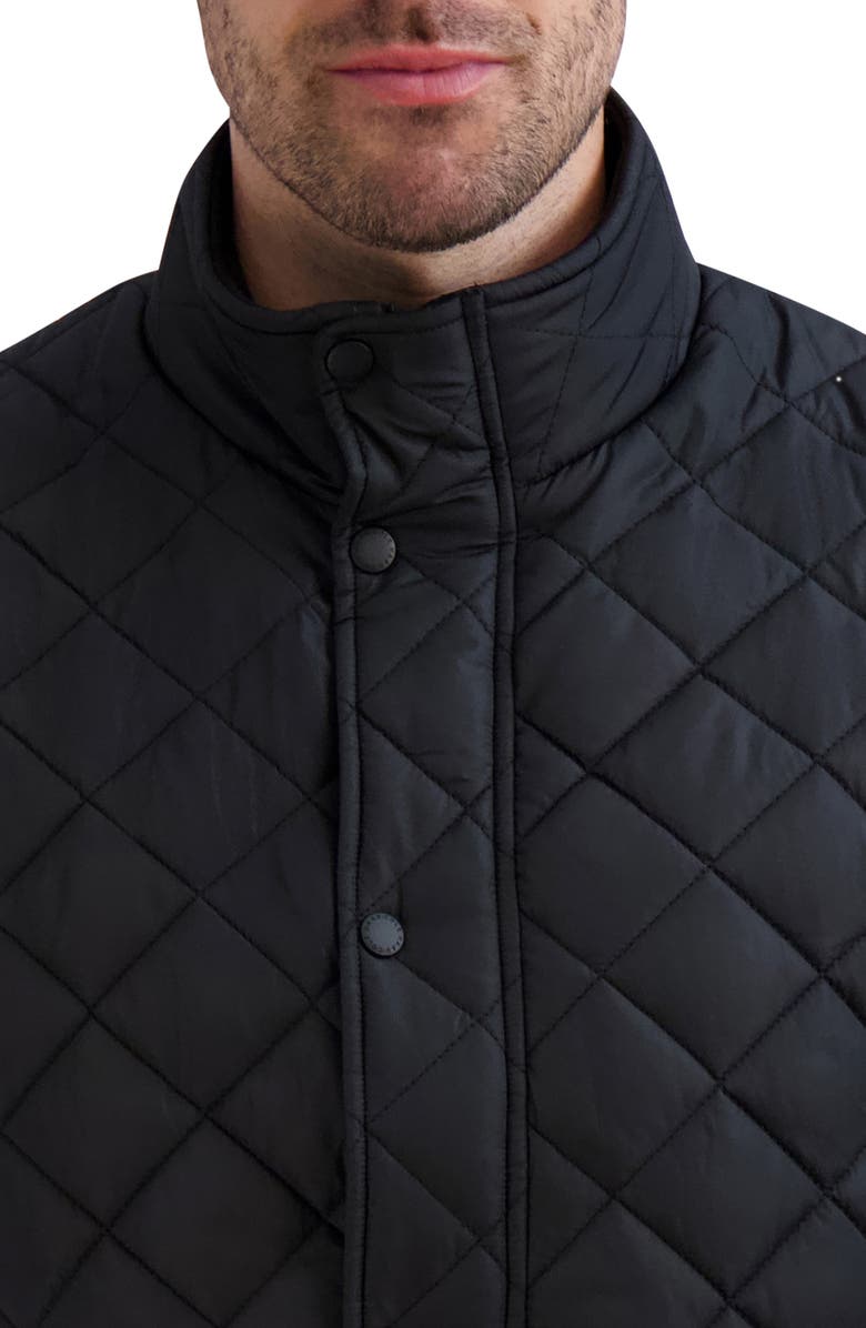 Cole Haan Quilted Vest, Alternate, color, Black