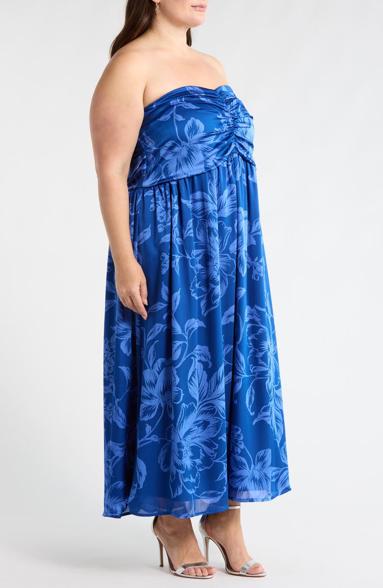 SUGARLIPS Ciara Floral Tiffi Convertible Maxi Dress, Alternate, color, Navy-Blues