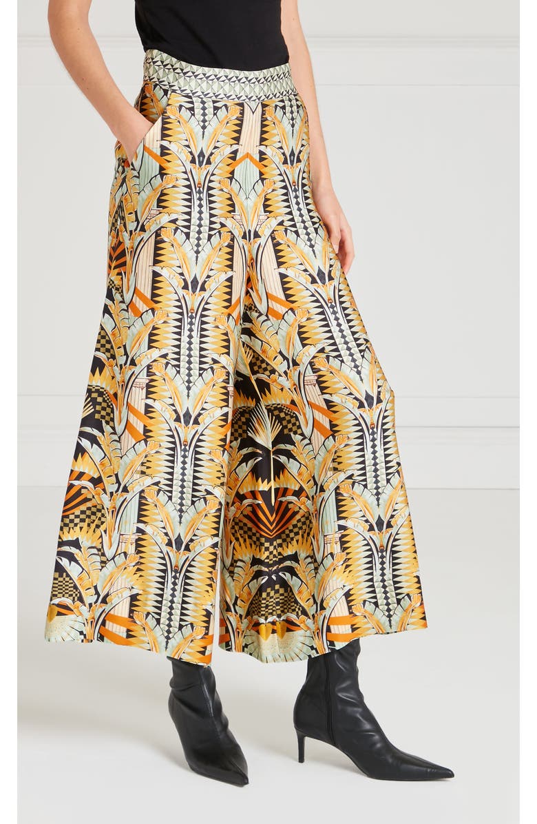 Temperley London Odette Trousers, Alternate, color, Black Mix