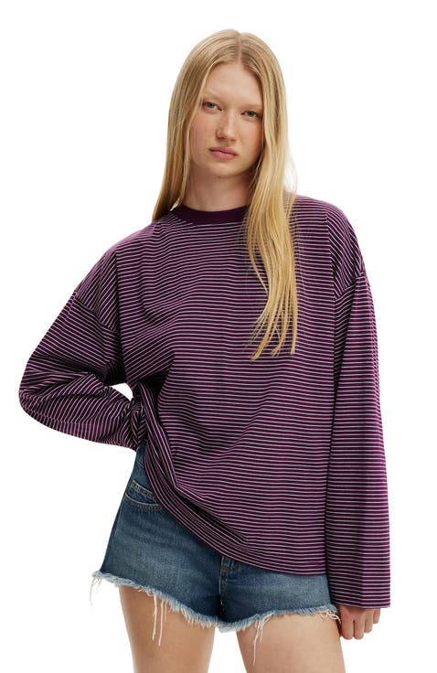 Women's Boxy Long Sleeve Top