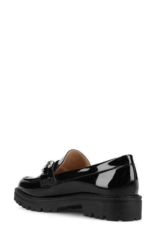 Journee Collection Jessamy Lug Loafer In Patent/black
