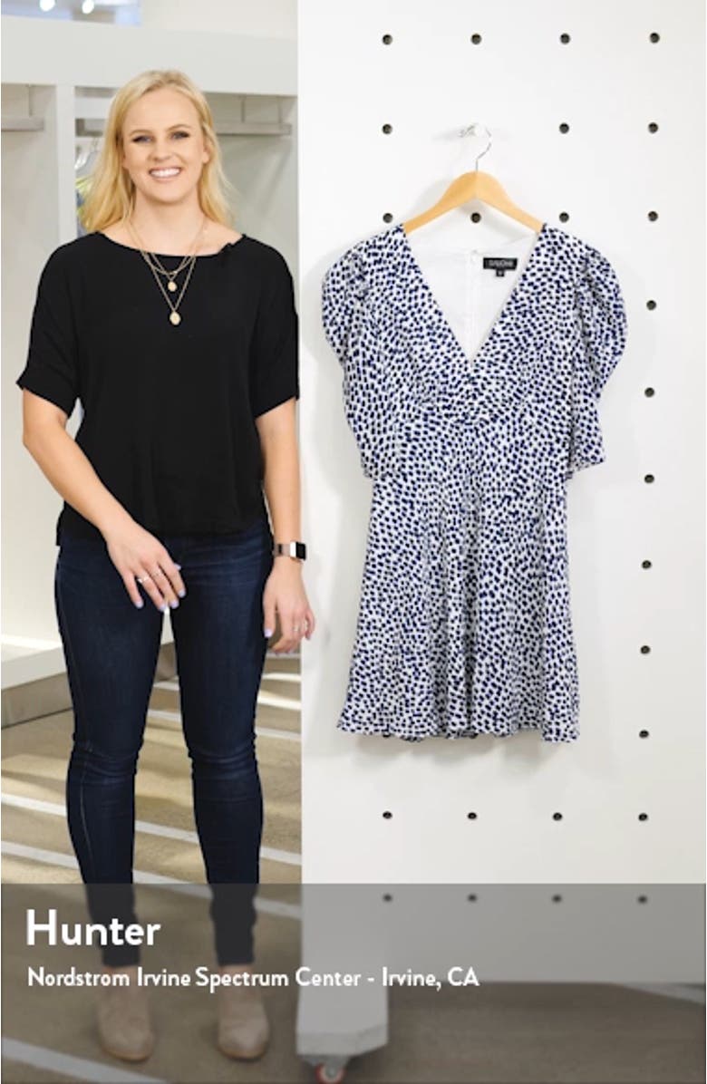 Colette Silk Minidress, sales video thumbnail