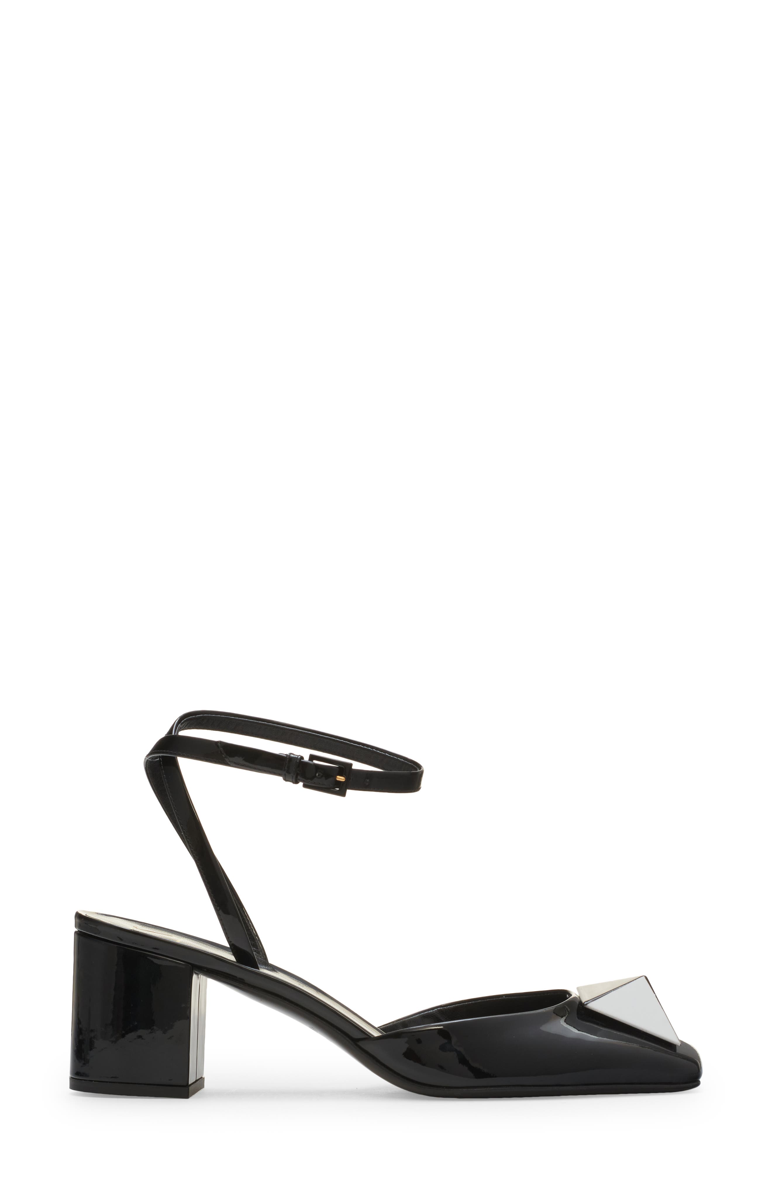Valentino Garavani One Stud Ankle Strap Sandal, Alternate, color, 