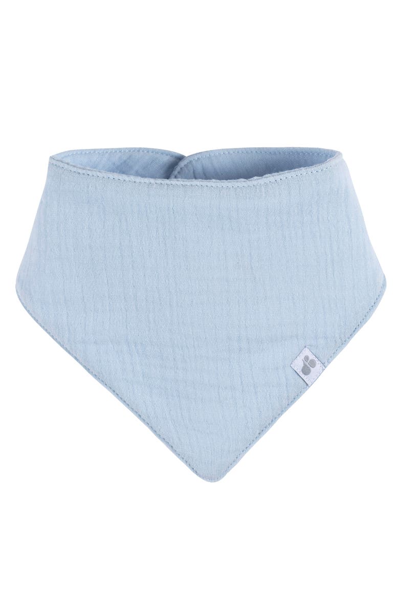Just Born Muslin Bandana Bibs 4-Pack Blues, Alternate, color, Blues