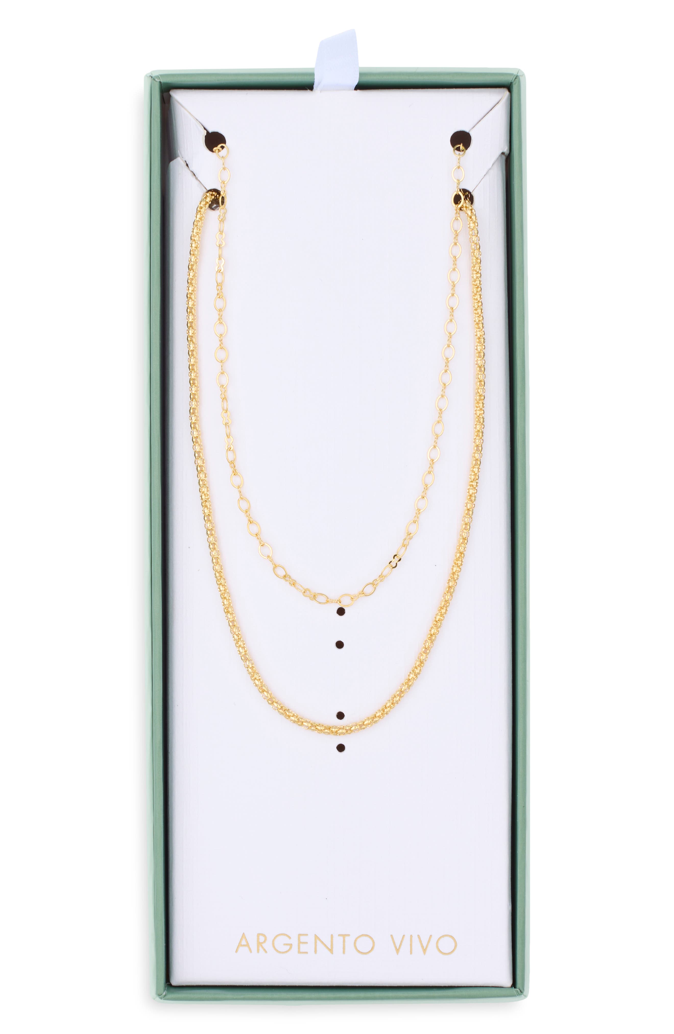 Layered Rope Chain Necklace