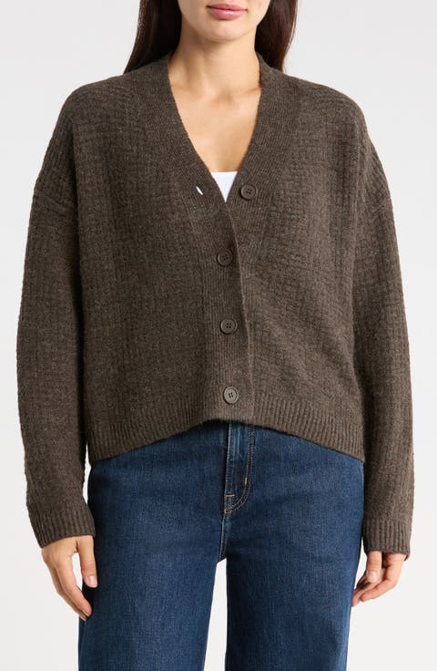 Waffle Cardigan