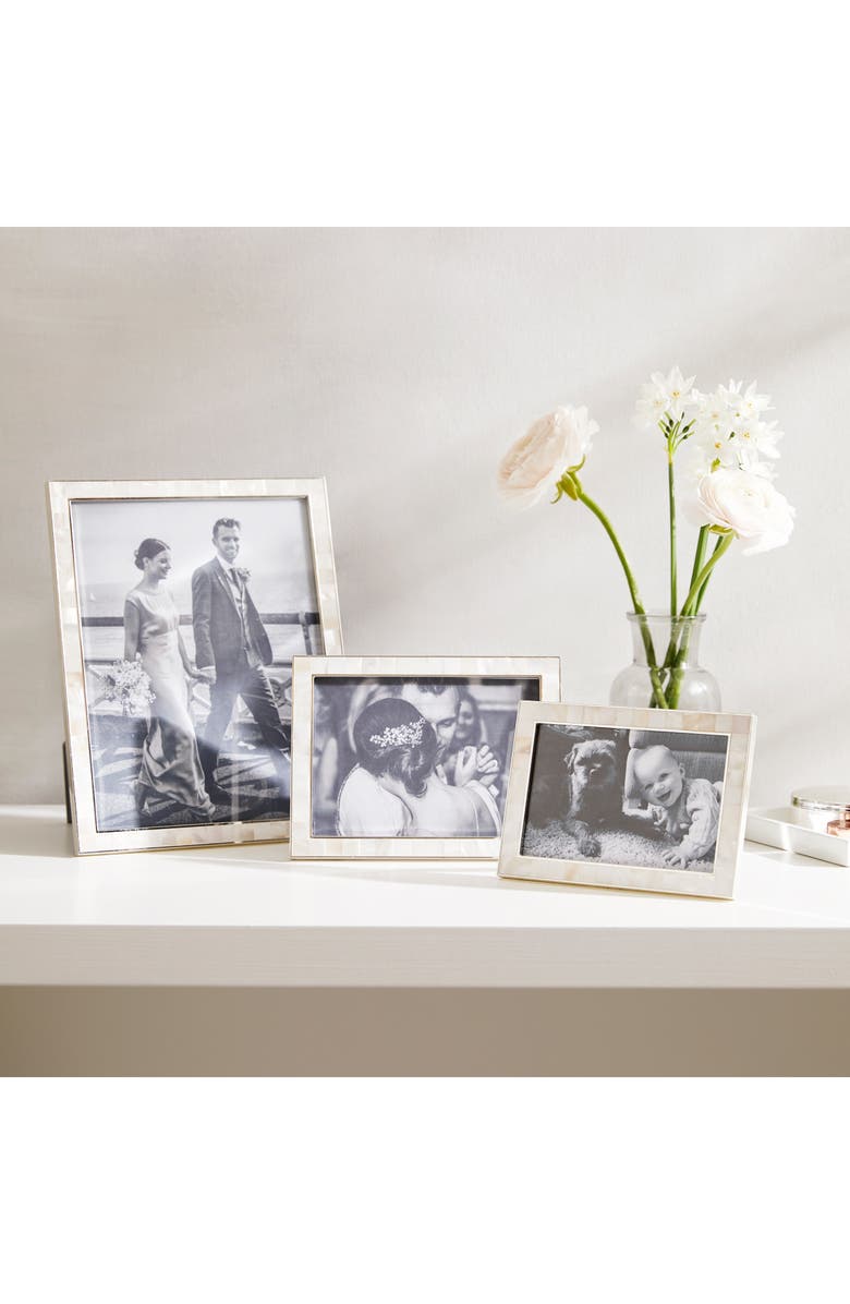 The White Company Mother-of-Pearl Picture Frame, Alternate, color,