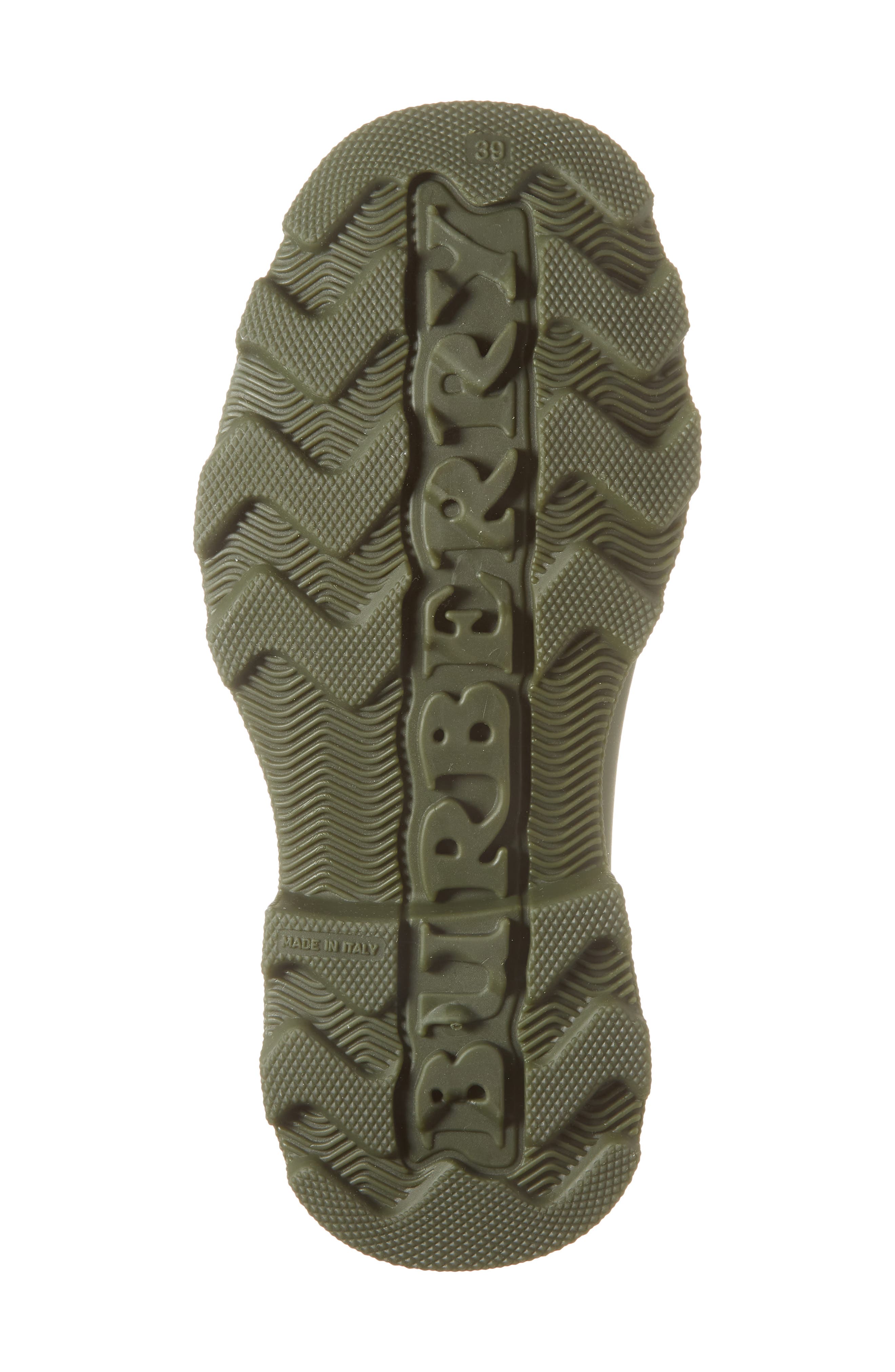 Burberry Marsh Stamp Short Rain Boot, Alternate, color, Loch