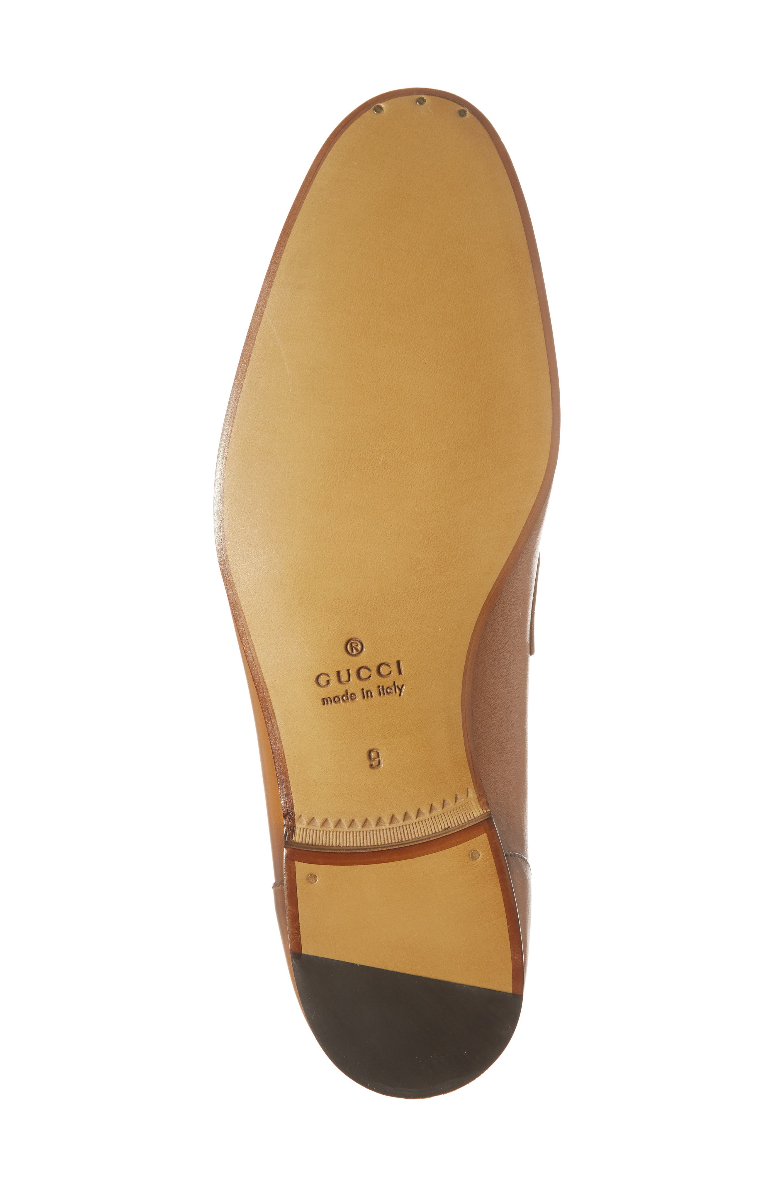 Gucci Jordaan Horsebit Loafer, Alternate, color, Brown