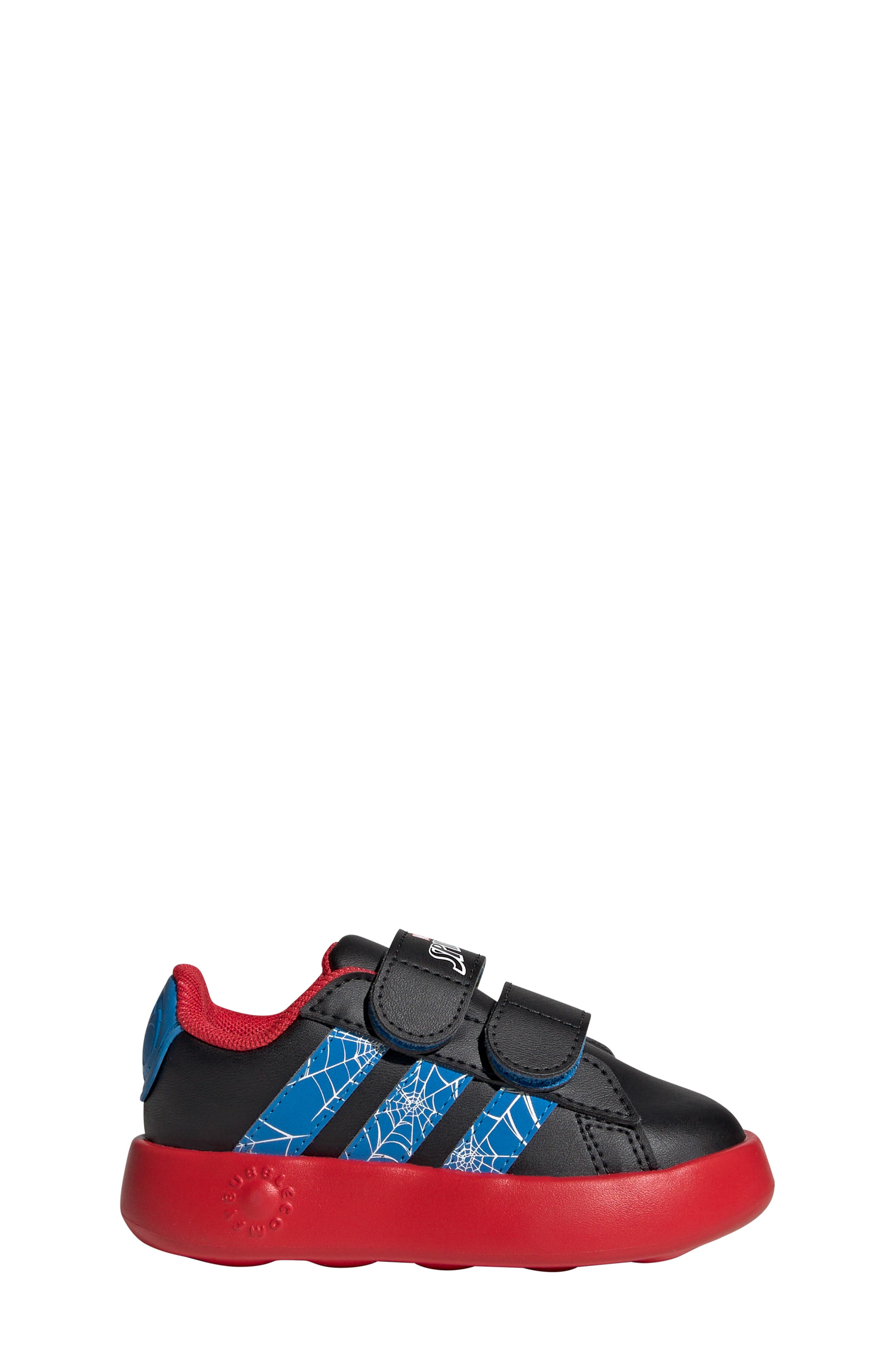 adidas Kids' Grand Court Sneaker, Alternate, color, Black/ Blue/ Ruby