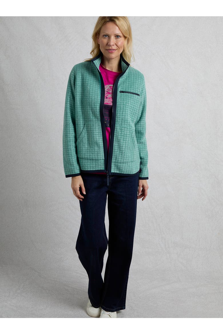Tilly 1/4 Zip Grid Fleece, Alternate, color, Viridis