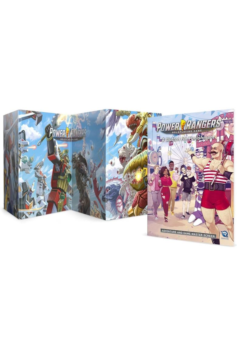Power Rangers Roleplaying Game A Glutton for Punishment Adventure & GM Screen, Main, color, Multicolored