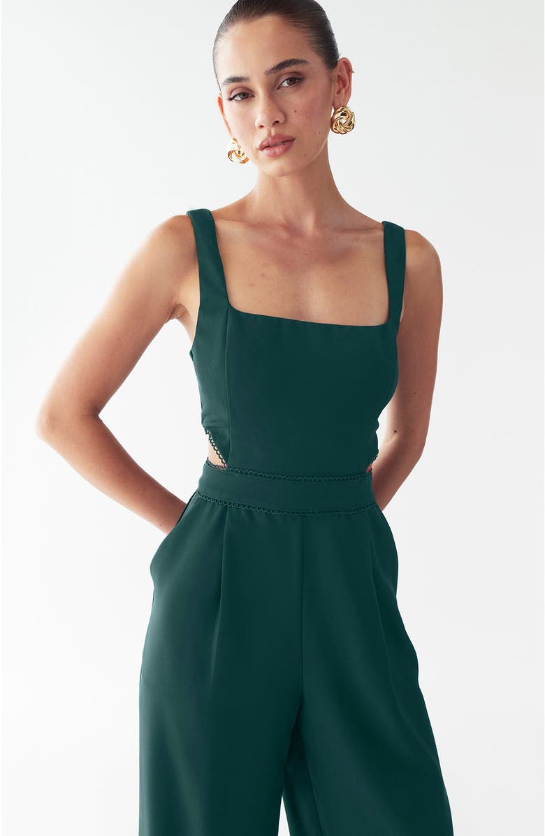 BWLDR Shae Jumpsuit, Alternate, color, Emerald