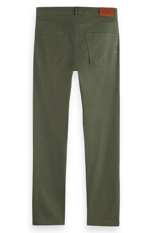 Scotch & Soda Ralston Slim Fit Stretch Cotton Twill Jeans In Green