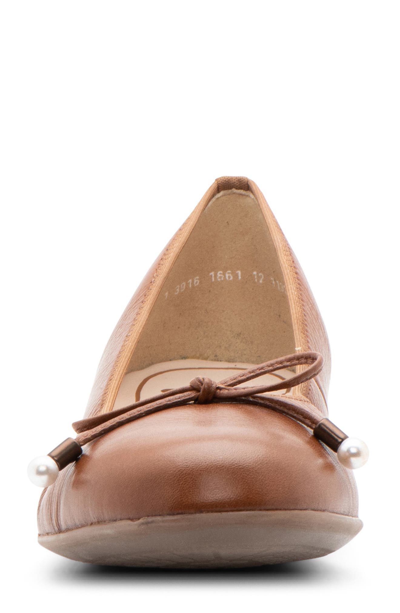 ara Scout Ballet Flat, Alternate, color, Cognac