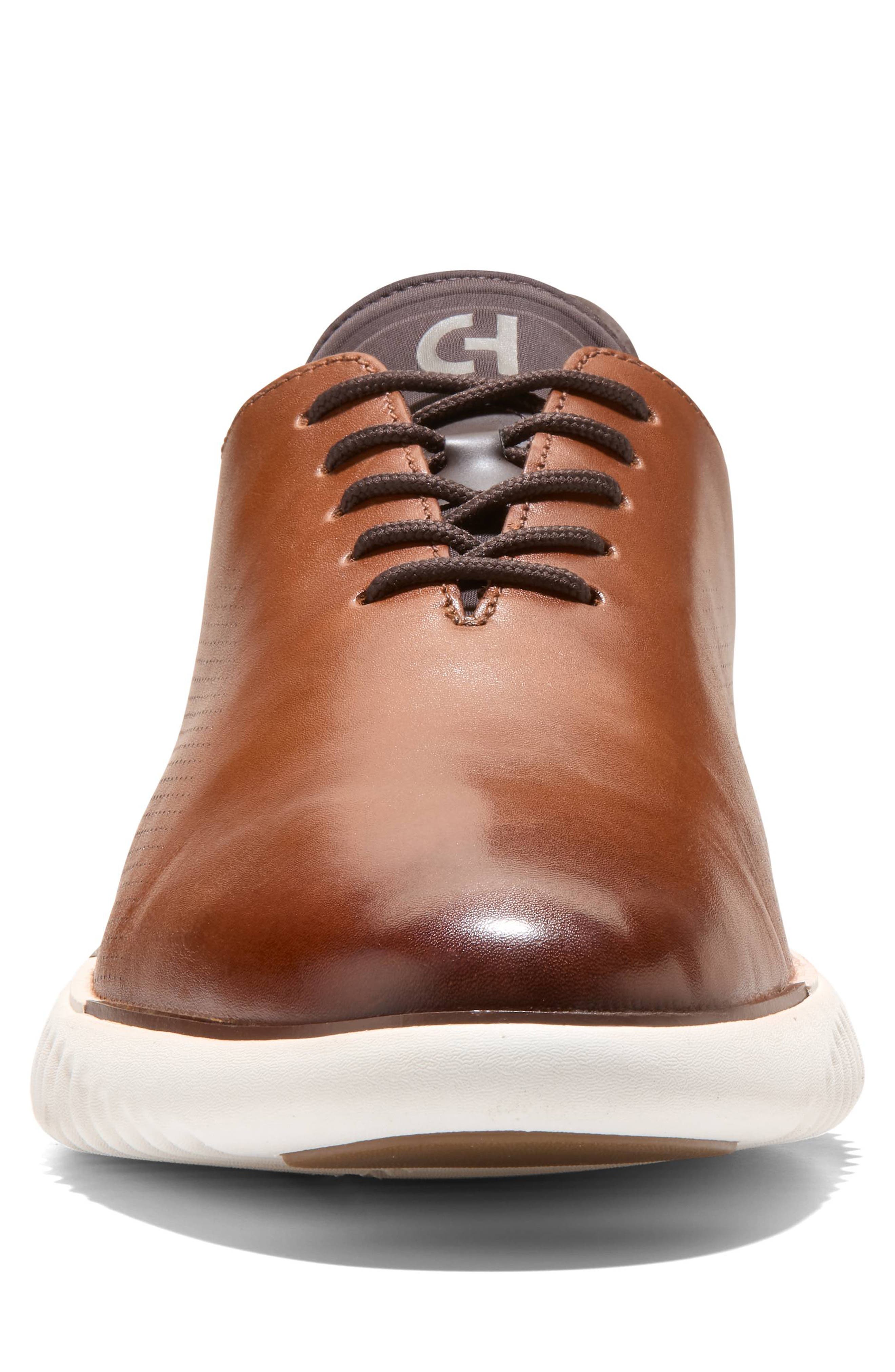 2.ZERØGRAND EVO Laser Quick On Derby, Alternate, color, BRISTISH TAN/ DARK CHOCOLATE