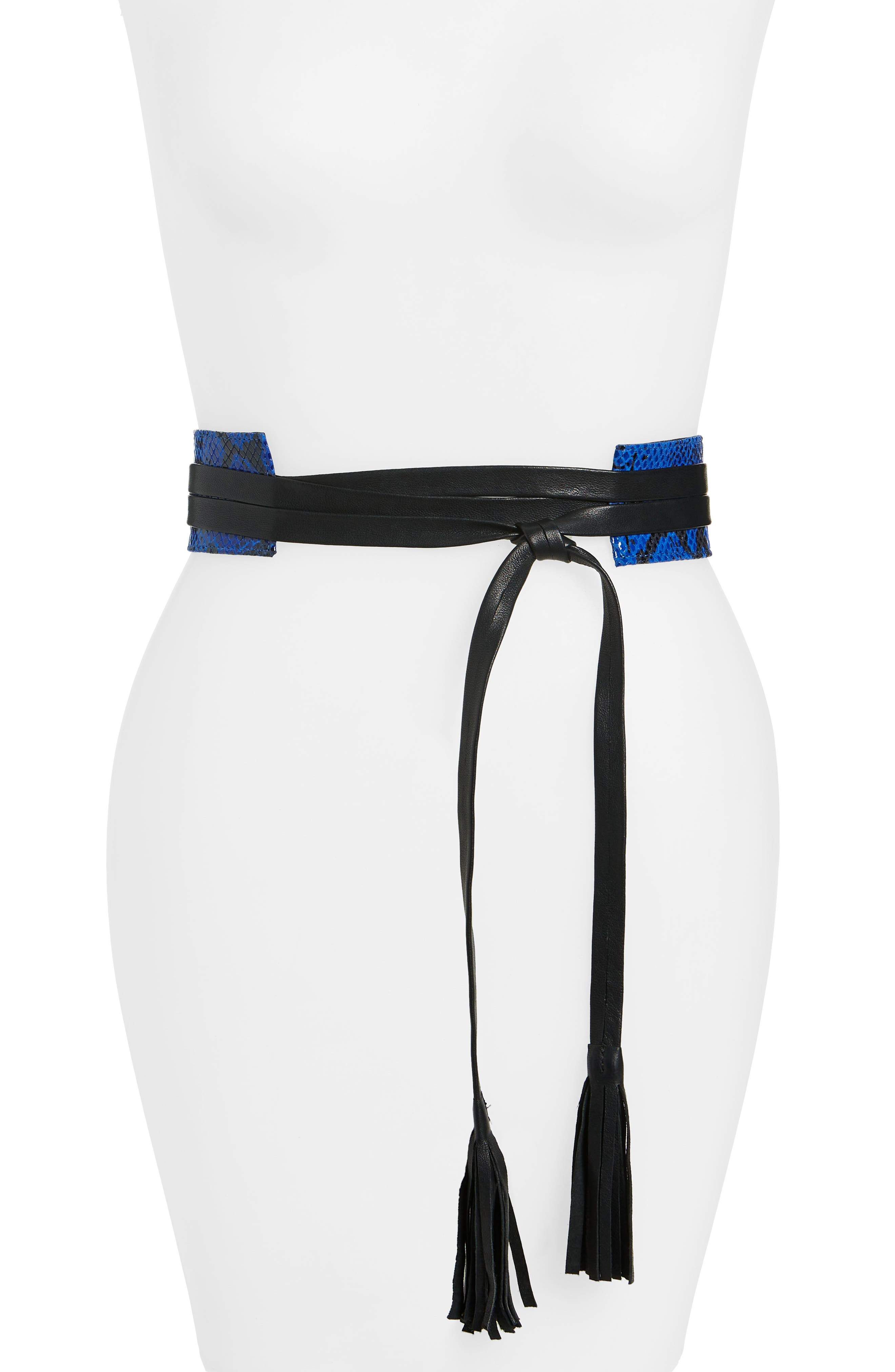selected BLACK/BLUE SNAKE