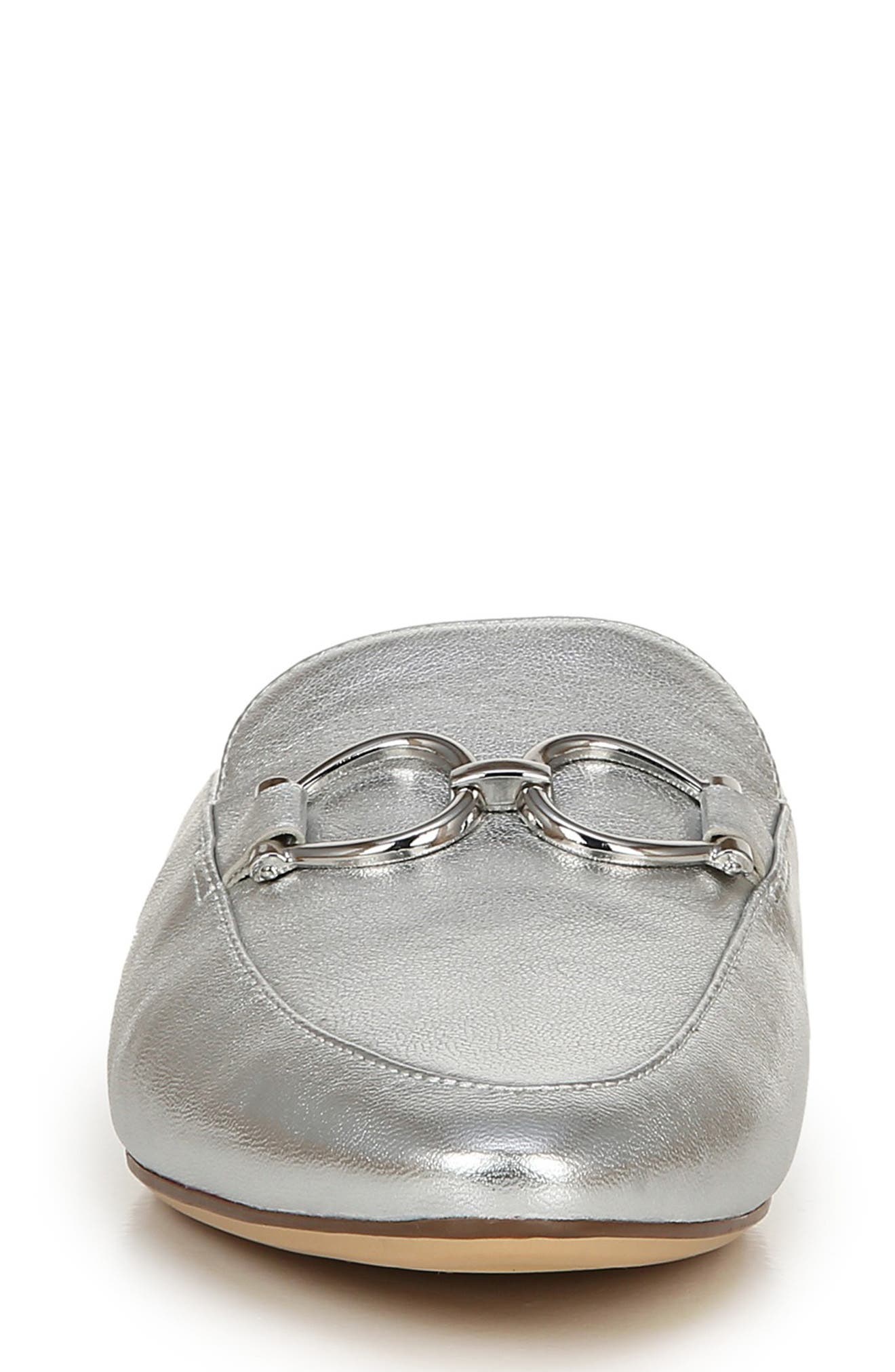 Leanna Mule, Alternate, color, SILVER LEATHER