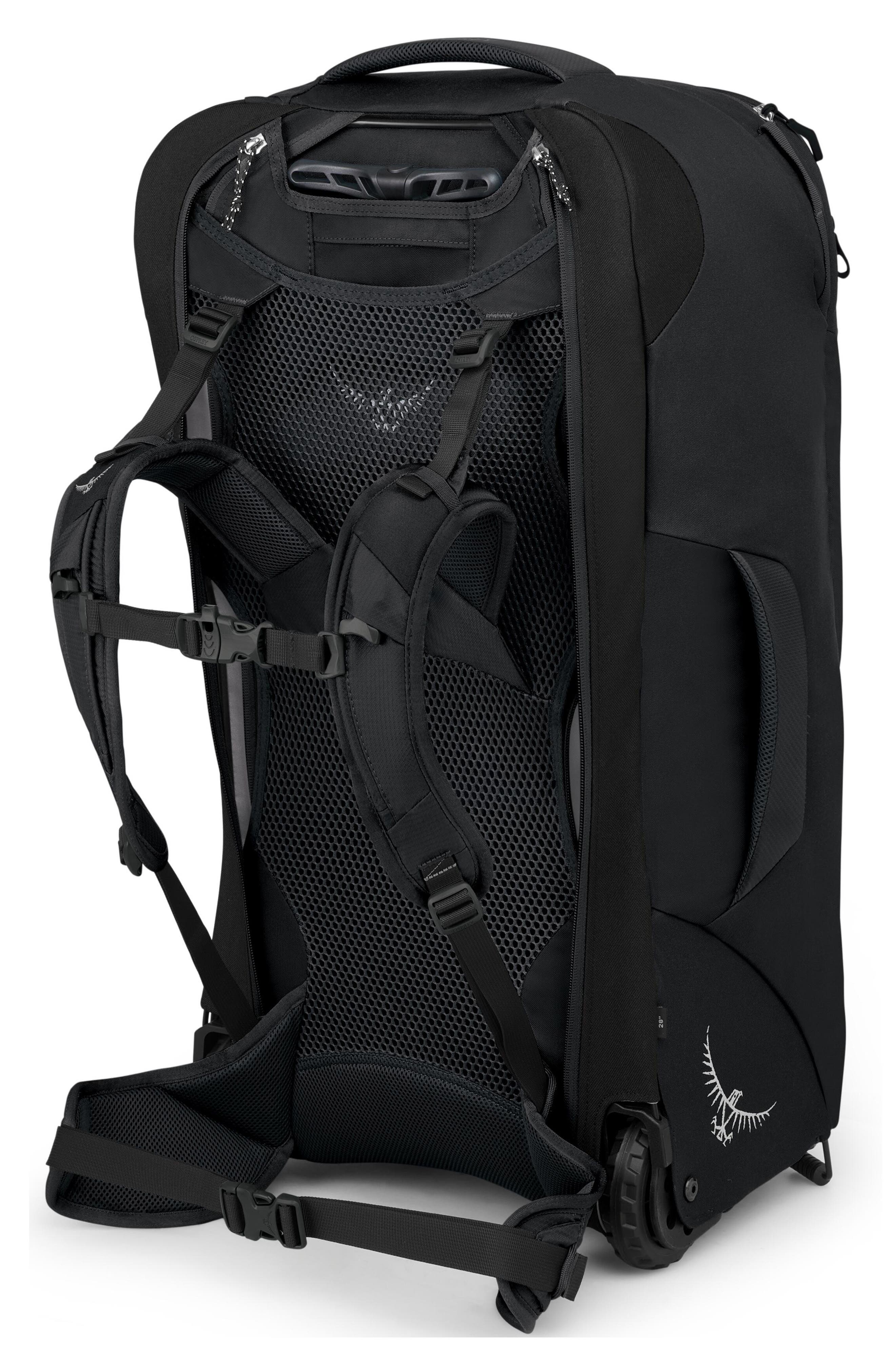Osprey Farpoint<sup>®</sup> 65-Liter Wheeled Travel Backpack, Alternate, color, Black