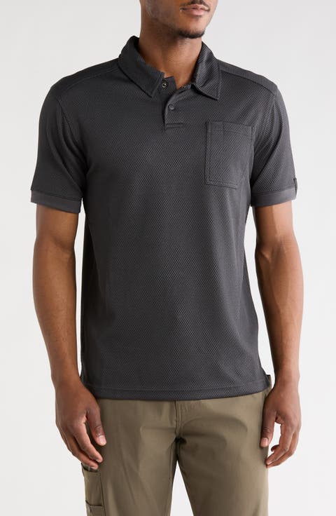 Grid Jacquard Polo